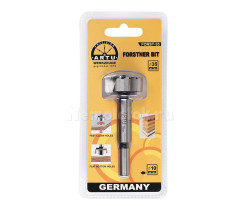 Сверло Форстнера по дереву ARTU, 35 мм, цилиндрический хвостовик, сталь C45, (FORST-35)