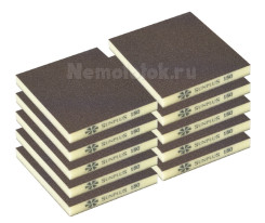 Шлифовальная губка SUNPLUS (2-х ст.) P150 (10 шт.) SPONGE.SGI 2SIDES.P150/10