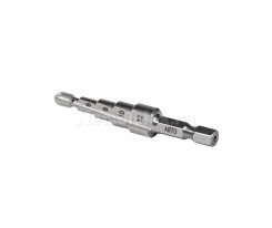 Сверло ступенчатое по металлу ARTU, 4-12 мм, HSS M2, HEX-хвостовик (STEP-12)