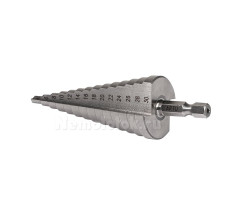 Cверла ARTU - Сверло ступенчатое по металлу ARTU, 4-30 мм, HSS M2, HEX-хвостовик (STEP-30)