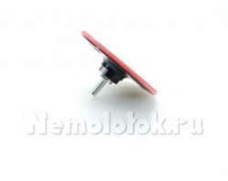 Тарелка шлифовальная резиновая D 125 мм для УШМ с адаптером для дрели (10322)