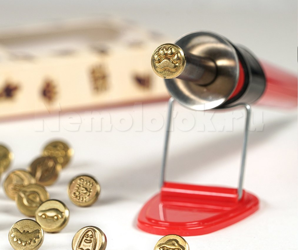 Набор штампов для выжигания 12шт. (обьекты) (20800) - фото №7 Набор штампов для выжигания 12шт. (обьекты) (20800)