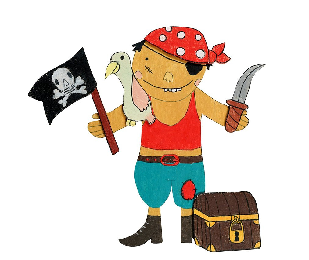 Заготовка из фанеры Веселый пират для выпиливания лобзиком (375/2S) - фото №5 Заготовка из фанеры Веселый пират для выпиливания лобзиком (375/2S)