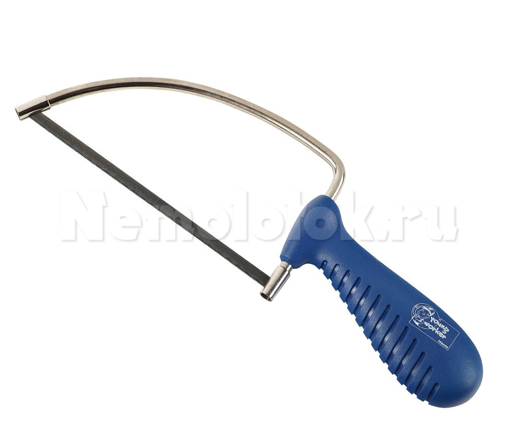 Ножовка по металлу с синей ручкой (Юный работник) Pebaro (720+YW)