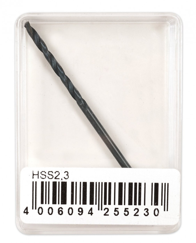HSS сверло 2.3 мм в пластиковой коробке Pebaro (HSS23)